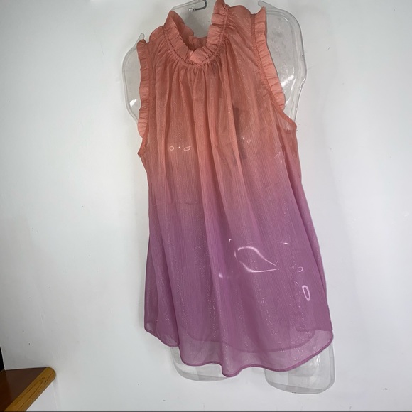 NEW Maison Cinqo 500 Ombre Sheer Blouse Top Size S - Picture 8 of 8